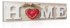 Stampa su tela – Con scritta Home