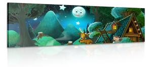 Quadro su tela – Bosco fiabesco