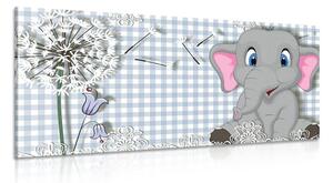 Stampa su tela – Piccolo elefante