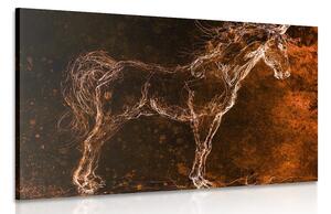 Quadro su tela – Cavallo astratto