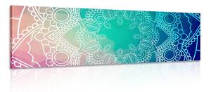 Stampa su tela – Mandala pastello