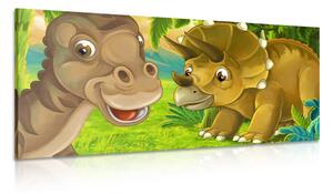 Quadro su tela – Dinosauri allegri