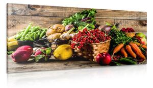 Stampa su tela – Frutta e verdura fresca