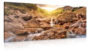 Quadro su tela – Cascate alpine