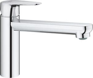 Rubinetto da cucina, GROHE Start Curve, a risparmio idrico, senza barra di comando, con set di scarico incluso, GROHE StarLight cromato, 31717000