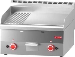 Piastra per griglia a gas Gastro M 600 60/60Ftrg 2/3 liscia e 1/3 rigata