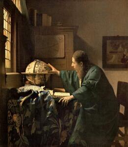 Vermeer, Jan (Johannes) - Stampa artistica The Astronomer, (35 x 40 cm)