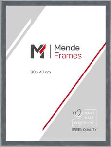 MendeFrames H080 cornice per foto in legno 13x18 cm grigio con vetro antiriflesso