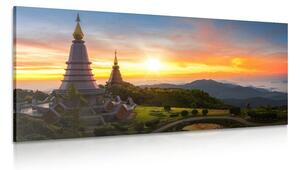 Stampa su tela – Alba mattutina in Thailandia