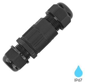 Lampada da esterno a LED Braytron, nera, IP67