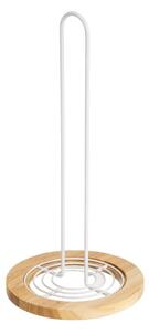 Portarotolo da cucina verticale bianco/di colore naturale in metallo ø 15 cm – Casa Selección