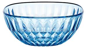 Contenitore insalatiera in Cristallo Acrilico Bio-based VANITY Dimensioni �30xh13 cm - 6280 cc in scatola serigrafata Colore Cielo