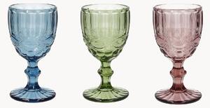 Set di 3 bicchieri da vino Madame