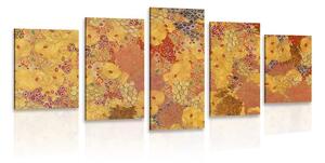 Quadri 5 pezzi – Astrazione nello stile di G. Klimt