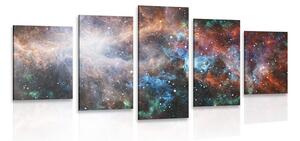 Quadri 5 pezzi – Galassia infinita