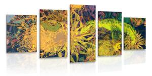 Quadri 5 pezzi – Arte astratta colorata