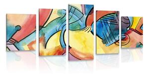 Quadri 5 pezzi – Arte astratta