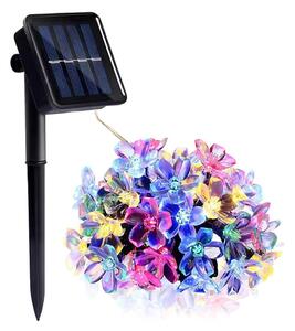 Catena solare LED RGB 50xLED/0,12W/1,2V 1xAA IP44 600 mAh
