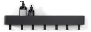 Scaffale da bagno in acciaio nero montato a parete Multi - Spinder Design