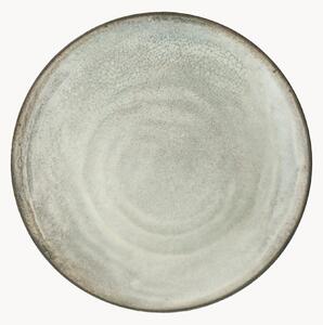 Set di 6 piatti da colazione in porcellana Raku