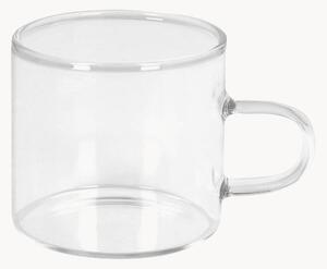 Set di 6 tazze in vetro borosilicato Lyra