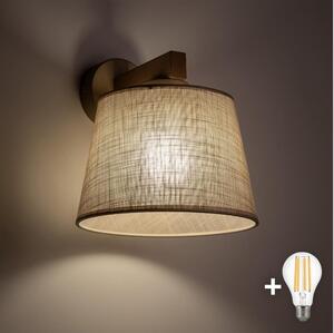 BRILAGI - Lampada da parete a LED LATTE SABIA 1xE27/15W/230V pino/beige