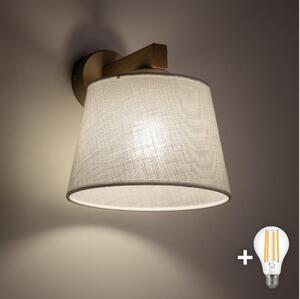 BRILAGI - lampada da parete LED LATTE SABIA 1xE27/15W/230V pino/bianco
