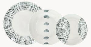 Servizio di piatti in porcellana Madison Solstice, 6 persone, set da 18