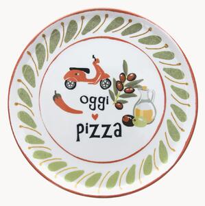 Set di 6 piatti rotondi per pizza Cinzia Oggi Pizza