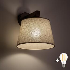 BRILAGI - LED Lampada da parete LATTE 1xE27/15W/230V pino/beige
