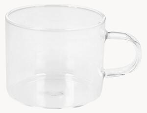 Set di 6 tazze in vetro borosilicato Lyra
