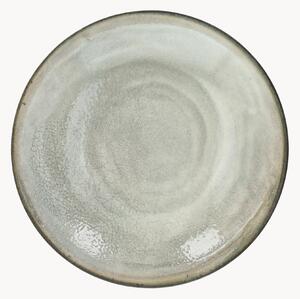 Set di 6 piatti fondi in porcellana Raku