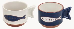 Set di 2 tazze Ondina