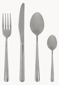 Set di 24 posate spazzolate Element, 6 persone
