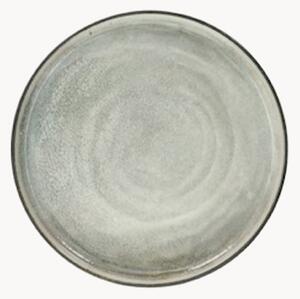 Set di 3 piatti da colazione in porcellana Raku