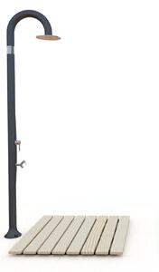 Piatto doccia ECOWOOD Arkema design da Esterno 80x80x h 4 cm -peso 7 kg in Legno di Naturale