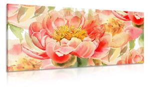 Stampa su tela – Peonie rosse
