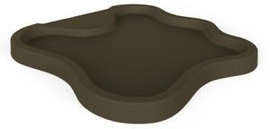 Piatto Doccia da Esterno Giardino in Polietilene HD Arkema Lake Dimensioni 107x103xh 9 cm superficie antisdrucciolo effetto pietra colore Grey