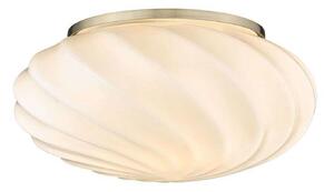 Twist Applique da Parete/Plafoniera Opal/Antique Brass