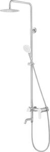 Colonna doccia in acciaio inox con set doccia STEELY 3