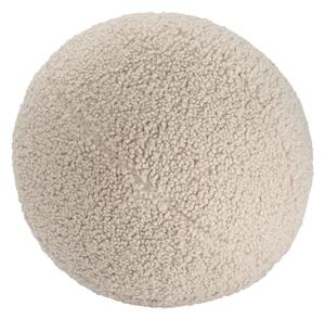 Cuscino per divano da bambini marrone chiaro con rivestimento in bouclé Ball – Wigiwama