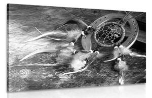 Quadro su tela – Acchiappasogni in bianco e nero
