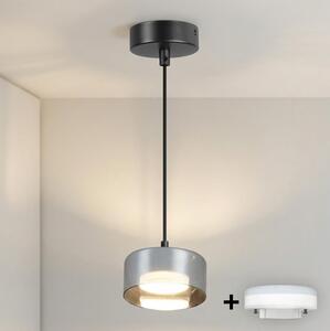 Brilagi - LED Lampadario a sospensione con cavo AURA LUX 1xGX53/30W/230V nero/fumé