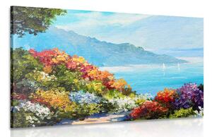 Quadro su tela – Vista sul mare