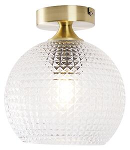 Plafoniera Art Déco in ottone - Sphere