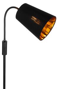 Lampada da terra moderna nera - Carmen