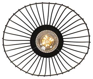 Plafoniera di design nera 20 cm - Pua