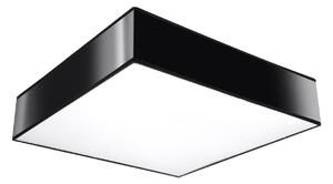 Lampada da soffitto HORUS 55 nero 4xE27 15W PVC 11x55x55cm Sollux Lighting