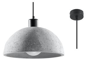 Lampada a sospensione PABLITO 1xE27 15W calcestruzzo 120x30x30cm Sollux Lighting