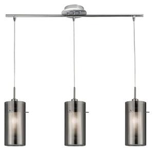 Plafoniera, cromo, H 130 cm, DUO 2
